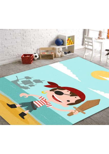 Cino 88 Küçük Korsan Erkek Çocuk Odası Oyun Halısı fiyatları