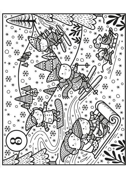 Magic Painting Countdown to Christmas