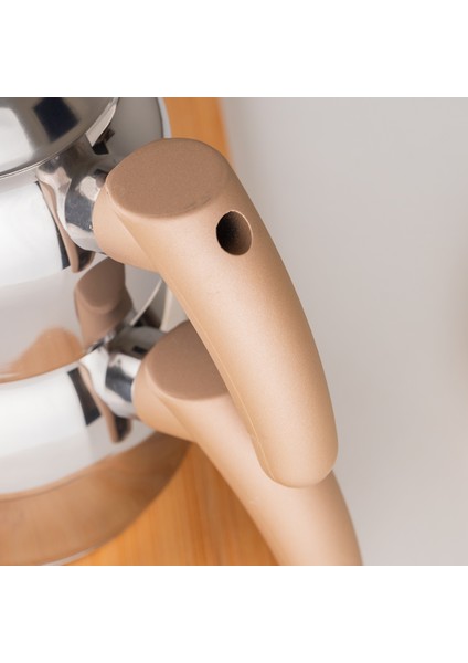 Belinda Y-2021 Orta Boy Paslanmaz Çelik Indüksiyon Taban Soft Kulp Çaydanlık Takımı 1,0+1,6 Lt fiyatları