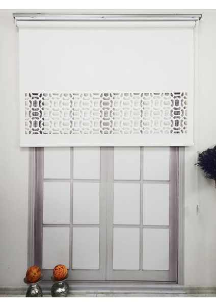 Lazer Stor Perde Mat Kalın Kumaşlı Beyaz Renk LZR310 indirimleri