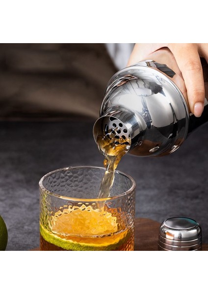 Çelik Kokteyl Kaşığı Shaker ve Bar Tokmağı Kokteyl Bardağı Seti CIN589 fiyatları