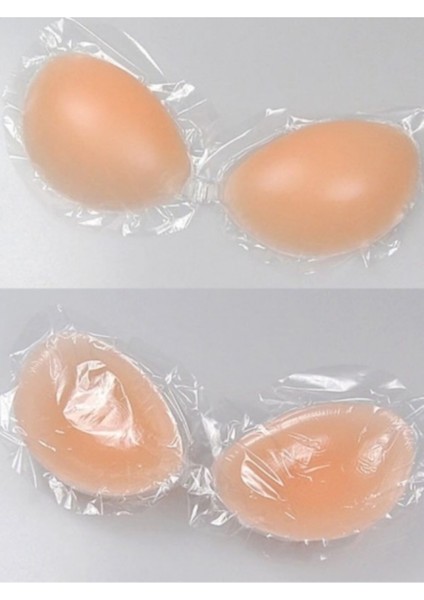 Sırt Dekolte Abiye Içi Silikon Askısız Ten Rengi Yapışkan Sütyen fiyatları