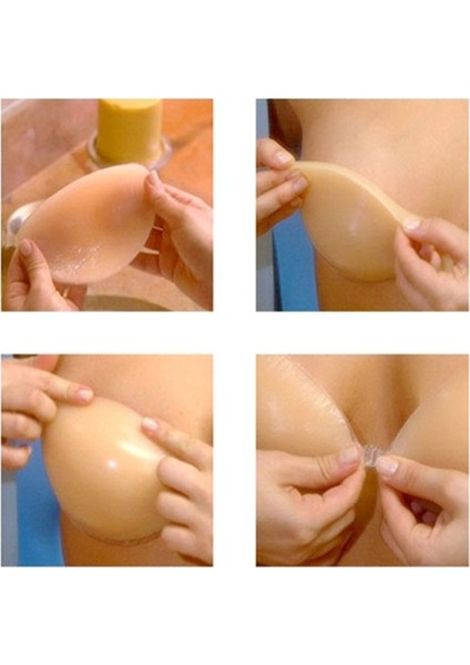 Sırt Dekolte Abiye Içi Silikon Askısız Ten Rengi Yapışkan Sütyen modelleri