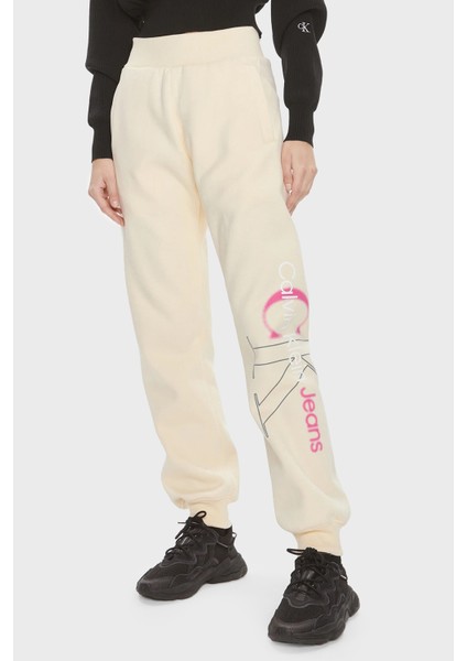 Elastik Bel Bantlı Pamuklu Relaxed Fit Jogger Pantolon J20J222606ZCY Bayan Pantolon J20J222606 Zcy fiyatları