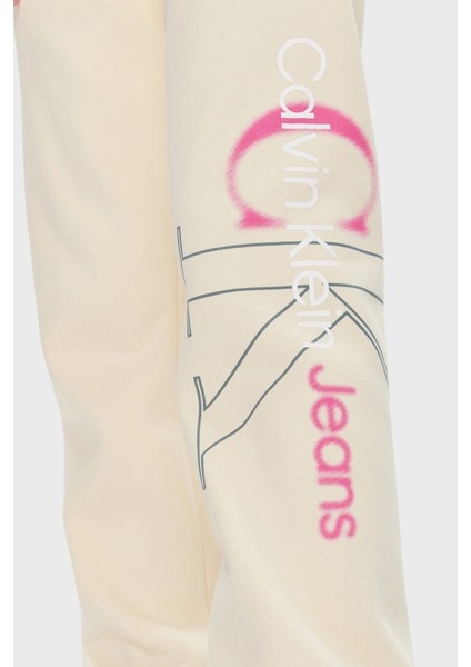 Elastik Bel Bantlı Pamuklu Relaxed Fit Jogger Pantolon J20J222606ZCY Bayan Pantolon J20J222606 Zcy fırsatları