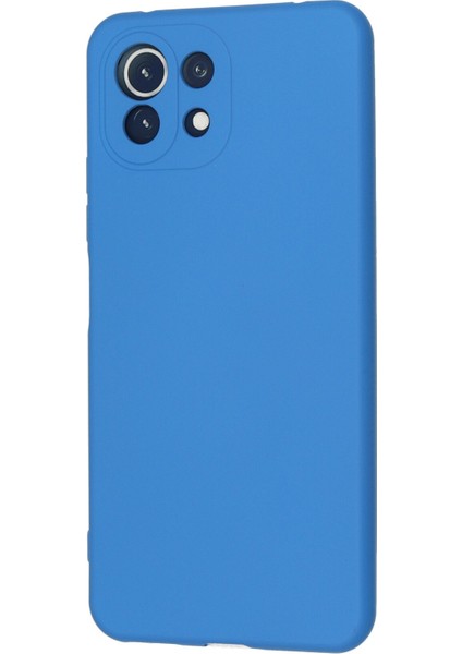 Xiaomi Mi 11 Lite Kılıf Nano Içi Kadife Silikon - Mavi 277097