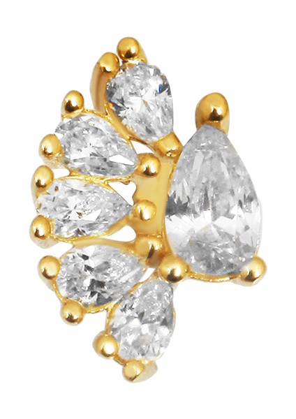 14 Ayar Altın Damla Piercing Tragus Helix fiyatları