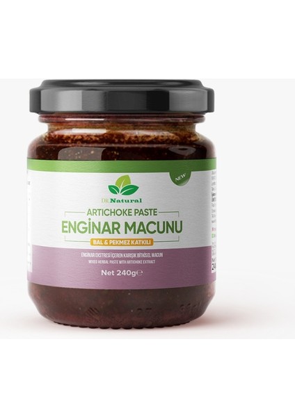 Enginar Macunu Bal Katkılı Bitkisel Karışımlı Macun Pekmez 240 gr