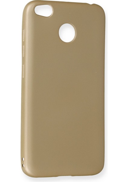 Xiaomi Redmi 4x Kılıf Premium Rubber Silikon - Gold 277097