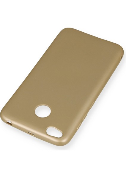 Xiaomi Redmi 4x Kılıf Premium Rubber Silikon - Gold 277097