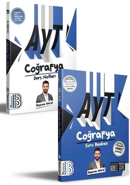 2024 AYT Coğrafya Ders Notları ve Tamamı Video Çözümlü Soru Bankası Seti