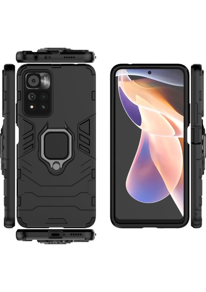 Xiaomi Redmi Note 11 Pro Halka Tutuculu Darbeye Dayanıklı Telefon Kılıfı (Yurt Dışından) fırsatları