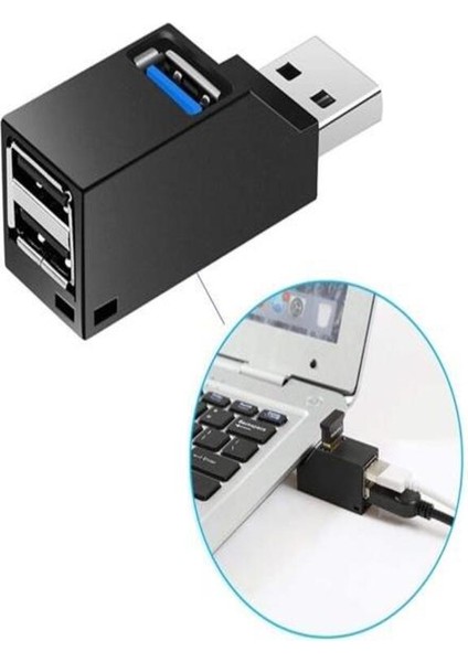 USB Hub 3 Port 2.0 3.0 Çoklayıcı Switch Adaptör Çoğaltıcı - Yüksek Hızlı Veri Aktarımı fiyatları