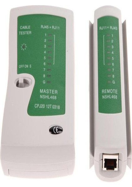 Network Tester RJ11 RJ45 Cat Internet Test Kontrol Cihazı