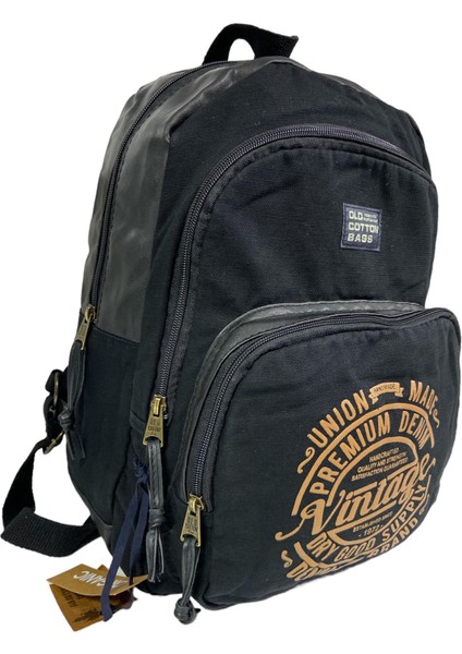 Siyah Vintage Disayn Sırt Gezi Çantası Revilla Bag 7184 fırsatları