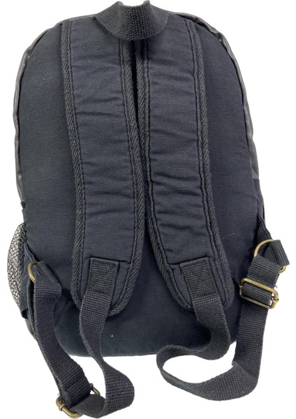 Siyah Vintage Disayn Sırt Gezi Çantası Revilla Bag 7184