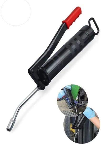 Pro Serisi 500 cc Büyük Boy Demir Hortum Hediyeli Gres Pompası