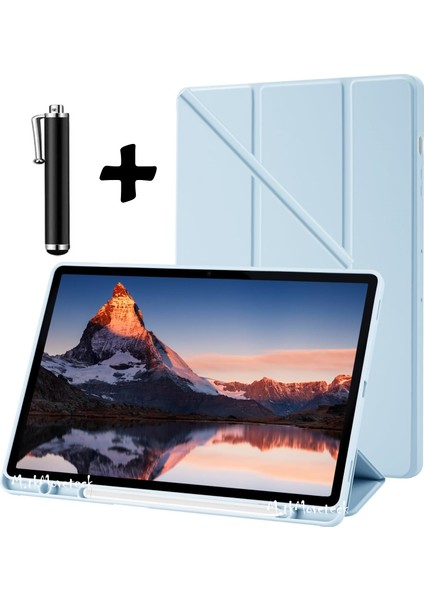 Apple İpad 11 (A16) 2025 10. Nesil 10.9 Kılıf Yumuşak Kalem Bölmeli Akıllı Uyku Modlu A2696 A2757 A3355
