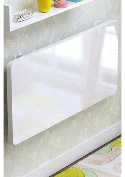 60X90 cm 4 Köşesi Oval Duvara Monte Kırma Katlanır Masa modelleri