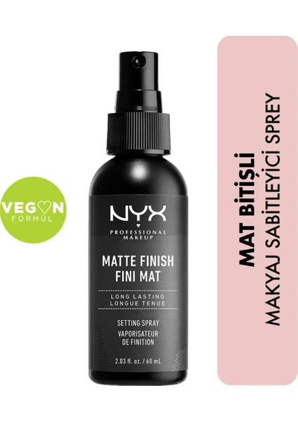 NYX Professional Makeup MAKEUP SETTING SPRAY - MATTE FINISH