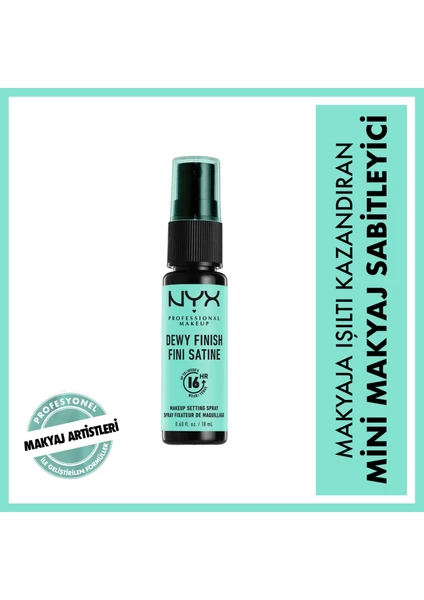 NYX Professional Makeup MAKEUP SETTING SPRAY - DEWY FINISH (MINI)