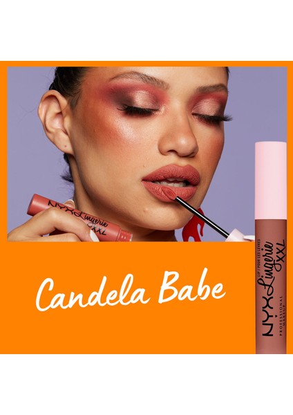 NYX Professional Makeup LIP LINGERIE XXL MATTE LIQUID LIPSTICK - CANDELA BABE