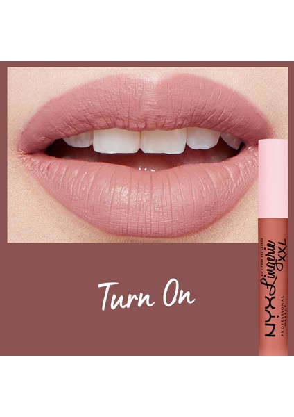 LIP LINGERIE XXL MATTE LIQUID LIPSTICK - TURN ON