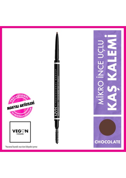 NYX Professional Makeup MICRO BROW PENCIL - CHOCOLATE