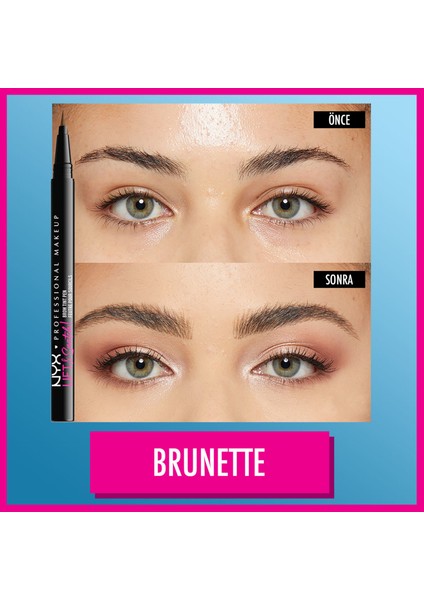 NYX Professional Makeup LIFT & SNATCH! BROW TINT PEN - BRUNETTE