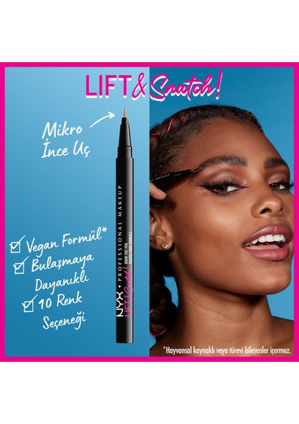 NYX Professional Makeup LIFT & SNATCH! BROW TINT PEN - TAUPE