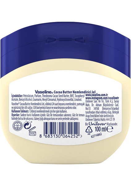 Nemlendirici Jel Cocoa Butter 100 ml