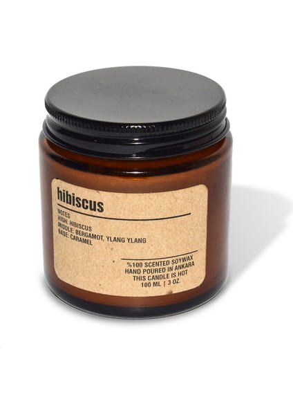 : Kokulu Soya Mum : 200 gr : Hibiscus