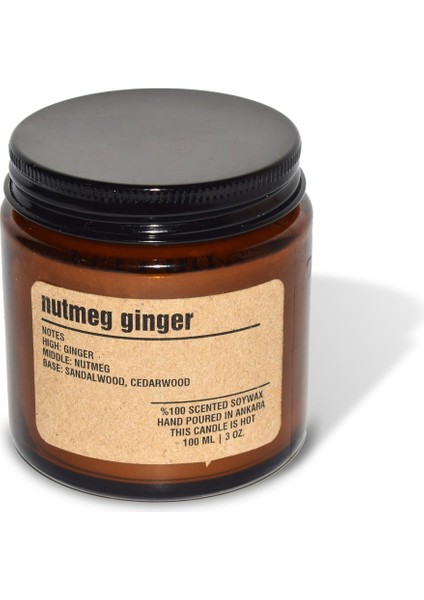 : Kokulu Soya Mum : 200 gr : Nutmeg Ginger