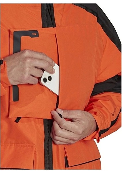 Terrex Xploric Rain.rdy City Erkek Turuncu Su Geçirmez Outdoor Yagmurluk indirimleri