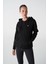 Hmlt-ic icona Zip Kadın Siyah Sweatshirt 921774-2001 1