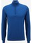 Fermuarlı Yaka Slim Fit Mavi Erkek Kazak A274A06EMP- 1