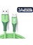 Mikro USB Kablosu Hızlı Şarj Veri Kablosu Samsung Xiaomi Android Cep Telefonu ile LED Sıvı Yumuşak Silikon Kablo (Yurt Dışından) 4