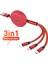 In 1 Hızlı Şarj Cihazı USB C Tipi Kablo Samsung Poco Huawei Xiaomi 6 7 Android Telefon Şarj Mikro USB C Kablosu Geri Çekilebilir (Yurt Dışından) 1