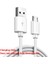 3/5 Metre Esnek Beyaz Kablo Kordonu Uzun Mikro USB Şarj Şarj Cihazı Tel Samsung Huawei Xiaomi Android Akıllı Cep Telefonu Için (Yurt Dışından) 3