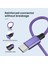 1.3m 4ın1 USB Kablosu iPhone 14 Pro Max Şarj Cihazı 3ın1 Mikro/tip C/8pin Kablo 3A Hızlı Şarj Kablosu Huawei Samsung Xiaomi Için (Yurt Dışından) 3