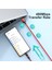Aufu Manyetik Kablo Mikro USB C Kablo Veri Hızlı Şarj Mıknatıs Şarj Şarj Aleti Kablosu iPhone Xiaomi Samsung Cep Telefonu Kablosu (Yurt Dışından) 3