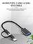 2'si 1 Arada USB 3.0 Otg Adaptör Kablosu Tip-C Mikro Usb'den USB 3.0'a Arayüz Dönüştürücü Cep Telefonu Şarj Kablosu Hattı Için (Yurt Dışından) 4