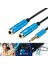 Ayrı Mikrofon ve Ses Kulaklık Konnektörlü Taşınabilir Kulaklık Adaptörü Ayırıcı 3,5 mm Jak Kablosu (Yurt Dışından) 2