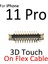 IPhone 11 11 Pro Max LCD Ekran 3D Dokunmatik Ekran Digitizer Fpc Konektörü Anakart Flex Kablo Için (Yurt Dışından) 5