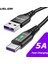 Uslıon 5A USB C Tipi Kablo Için Huawei P40 P30 Pro Cep Telefonu Hızlı Şarj C Tipi Veri Kablosu Kablosu Xiaomi 12 Poco X4 Oneplus (Yurt Dışından) 1