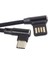 Full-Usb-C 3.1 Type-C Sola Sağ Açılı 90 Derece USB 2.0 Veri Kablosu Kılıflı Tablet Telefon Için 15CM (Yurt Dışından) 4