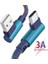 Hızlı Şarj Cihazı Usb-C Kablosu 90 Derece USB Tip C Kablo Cep Telefonu Naylon USB C Kablosu (Yurt Dışından) 2
