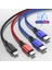 4'ü 1 Arada USB Kablosu 3'ü 1 Arada USB A'dan Mikro Usb'ye/tip C/8 Pinli Kablo iPhone Şarj Cihazı 3A Hızlı Şarj Kablosu iPhone 14 13 Xiaomi Için (Yurt Dışından) 1