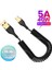 5A Hızlı Şarj USB Tip C Yay Kablosu Huawei Mikro USB C 8-Pin Şarj Aleti Kablosu iPhone 13 12 11 Xiaomi Qc3.0 Tip-C Kablosu (Yurt Dışından) 1
