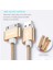 Suptec 30 Pin USB Kablosu iPhone 4s Için 4 Metal Tıpa Naylon Örgülü Tel Şarj Aleti Kablosu 2.4A Hızlı Şarj Veri Senkronizasyon Kablosu iPad 2 Için (Yurt Dışından) 2